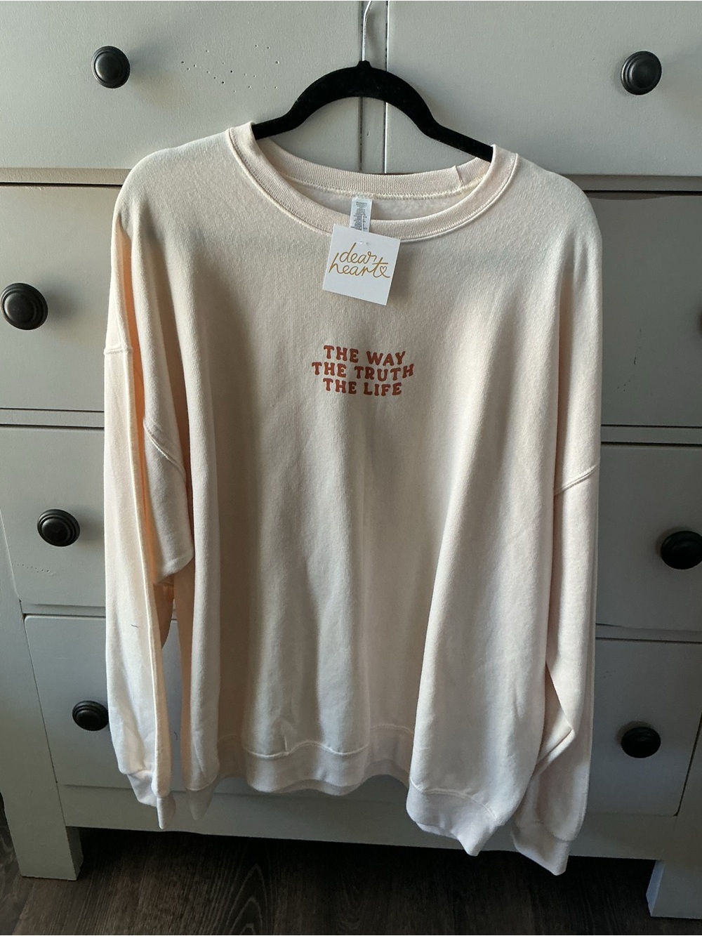 ✌️🤎 Dear Heart “The Way, The Truth, The Life” Pullover – Size 2X